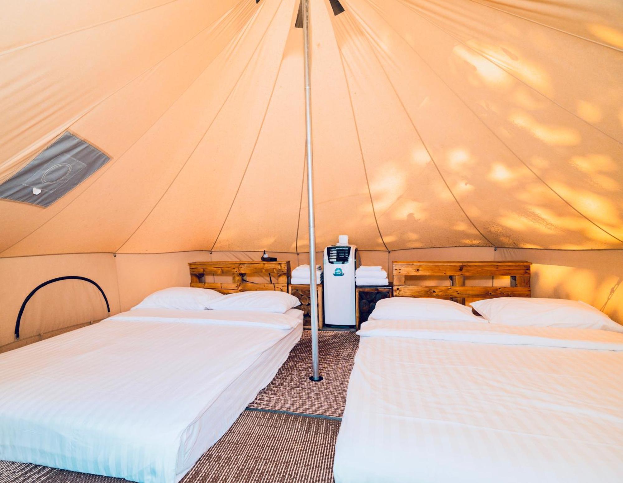 Natures Edge Beachfront Luxury Glamping Tau-sziget Kültér fotó