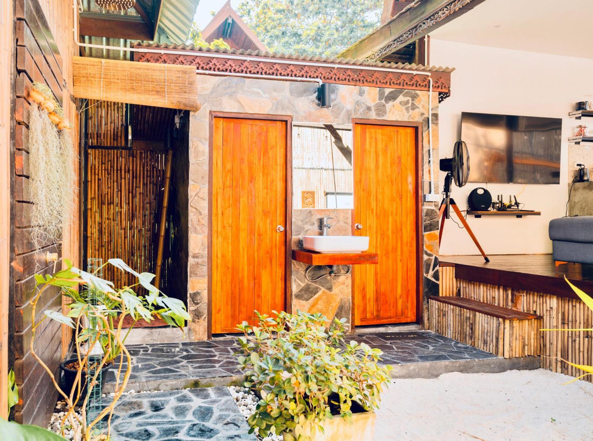 Natures Edge Beachfront Luxury Glamping Tau-sziget Kültér fotó